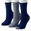 Women's Cuddl Duds® 3-Pack Everyday Crew Socks -Casual Wear & Sleepwear - Cuddl Duds 3516568 Medieval Blue
