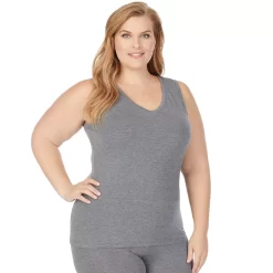 Plus Size Cuddl Duds® Soft Wear With Stretch Reversible Tank -Casual Wear & Sleepwear - Cuddl Duds 3853278 ALT2