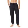 Men's Cuddl Duds® Far-Infrared Enhance Banded Bottom Pajama Pants -Casual Wear & Sleepwear - Cuddl Duds 4015607 Black