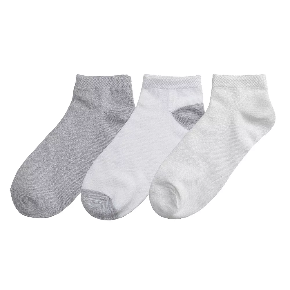 Women's Cuddl Duds® Everyday 3-Pack Low Cut Socks 5 Women's Cuddl Duds® Everyday 3-Pack Low Cut Socks - Image 3