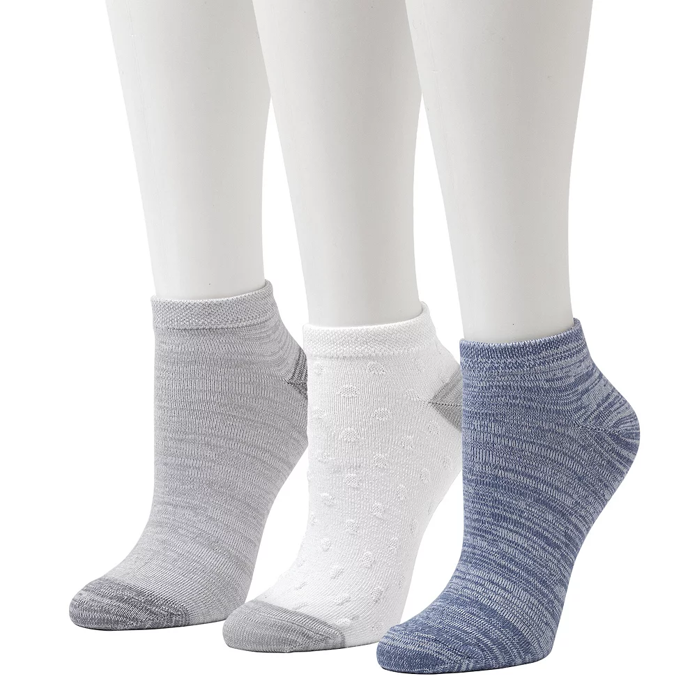 Women's Cuddl Duds® Everyday 3-Pack Low Cut Socks 7 Women's Cuddl Duds® Everyday 3-Pack Low Cut Socks - Image 5