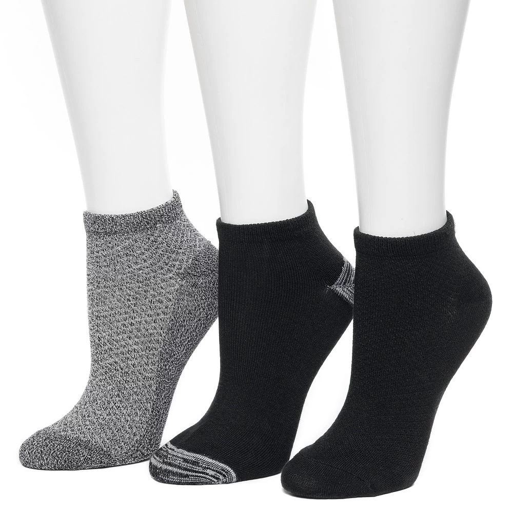 Women's Cuddl Duds® Everyday 3-Pack Low Cut Socks 3 Women's Cuddl Duds® Everyday 3-Pack Low Cut Socks