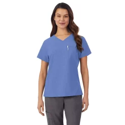 Women's Cuddl Duds® Scrubs Classic V-Neck Top