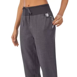 Petite Cuddl Duds® Scrubs Classic Pants -Casual Wear & Sleepwear - Cuddl Duds 4320063 ALT3
