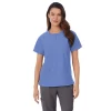 Women's Cuddl Duds® Scrubs Henley Top With 2 Pockets -Casual Wear & Sleepwear - Cuddl Duds 4320456 Ceil Heather