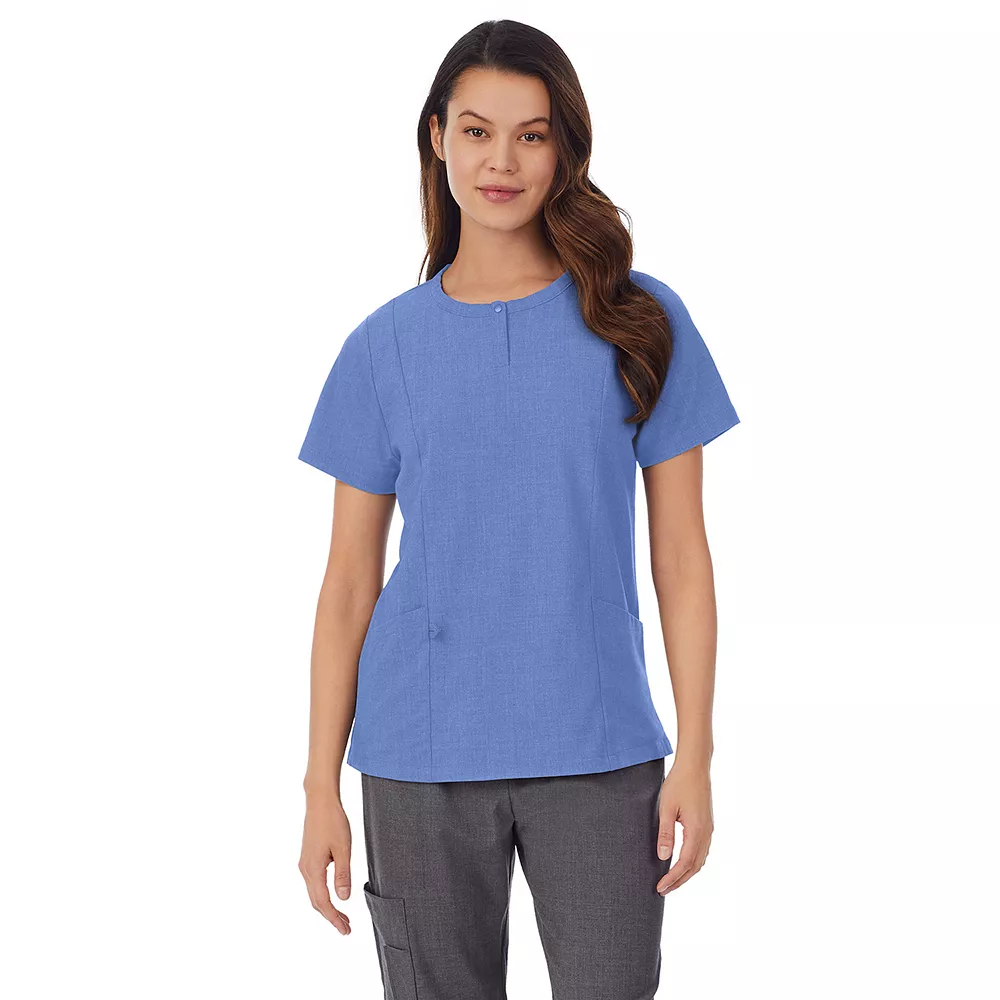 Women's Cuddl Duds® Scrubs Henley Top With 2 Pockets 3 Women's Cuddl Duds® Scrubs Henley Top With 2 Pockets