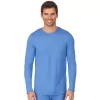 Men's Cuddl Duds® Under Scrubs Crewneck Top -Casual Wear & Sleepwear - Cuddl Duds 4509829 Ceil