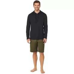Men's Cuddl Duds® Far-Infrared Enhance Sleep Hoodie -Casual Wear & Sleepwear - Cuddl Duds 4815352 ALT2