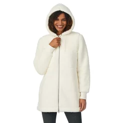 Women's Cuddl Duds Cozy Sherpa Hooded Anorak Jacket -Casual Wear & Sleepwear - Cuddl Duds 4981154 ALT2