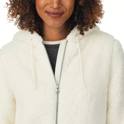 Women's Cuddl Duds Cozy Sherpa Hooded Anorak Jacket -Casual Wear & Sleepwear - Cuddl Duds 4981154 ALT6
