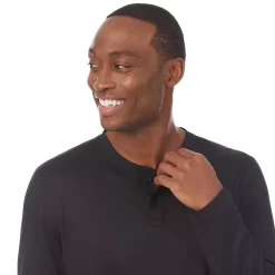 Men's Cuddl Duds® Far-Infrared Enhance Pajama Henley -Casual Wear & Sleepwear - Cuddl Duds 4988577 ALT3