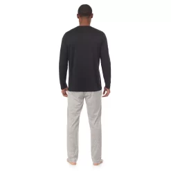 Men's Cuddl Duds® Far-Infrared Enhance Pajama Crewneck Tee -Casual Wear & Sleepwear - Cuddl Duds 4988687 ALT4