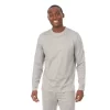 Men's Cuddl Duds® Far-Infrared Enhance Pajama Crewneck Tee -Casual Wear & Sleepwear - Cuddl Duds 4988687 Grey Heather