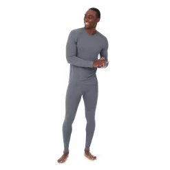Men's Climatesmart® By Cuddl Duds Lightweight ModalCore Performance Base Layer Crew Top -Casual Wear & Sleepwear - Cuddl Duds 5027552 ALT2