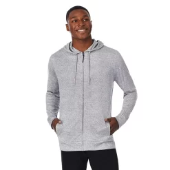 Men's Cuddl Duds® Far-Infrared Enhance Full-Zip Sleep Hoodie -Casual Wear & Sleepwear - Cuddl Duds 5314307 ALT2