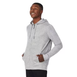 Men's Cuddl Duds® Far-Infrared Enhance Full-Zip Sleep Hoodie -Casual Wear & Sleepwear - Cuddl Duds 5314307 ALT4