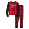Boys 6-12 Cuddl Duds Top & Bottoms Pajama Set -Casual Wear & Sleepwear - Cuddl Duds 5588551 Red Moose