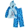 Boys 6-16 Cuddl Duds Hooded Top & Bottoms Pajama Set -Casual Wear & Sleepwear - Cuddl Duds 5588552 Blue Shark