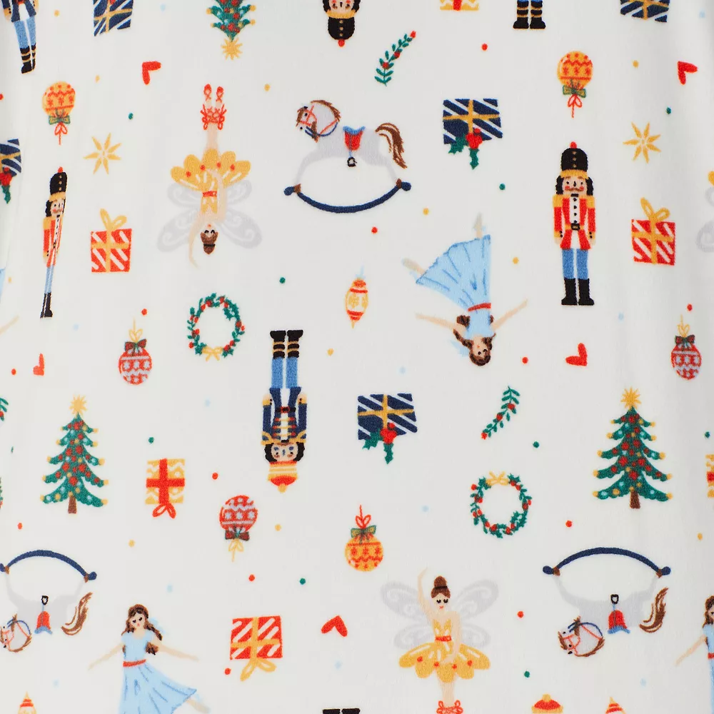 Plus Size Cuddl Duds® Velour Fleece V-Neck Pajama Top And Banded Bottom Pajama Pants Sleep Set 6 Plus Size Cuddl Duds® Velour Fleece V-Neck Pajama Top And Banded Bottom Pajama Pants Sleep Set - Image 4