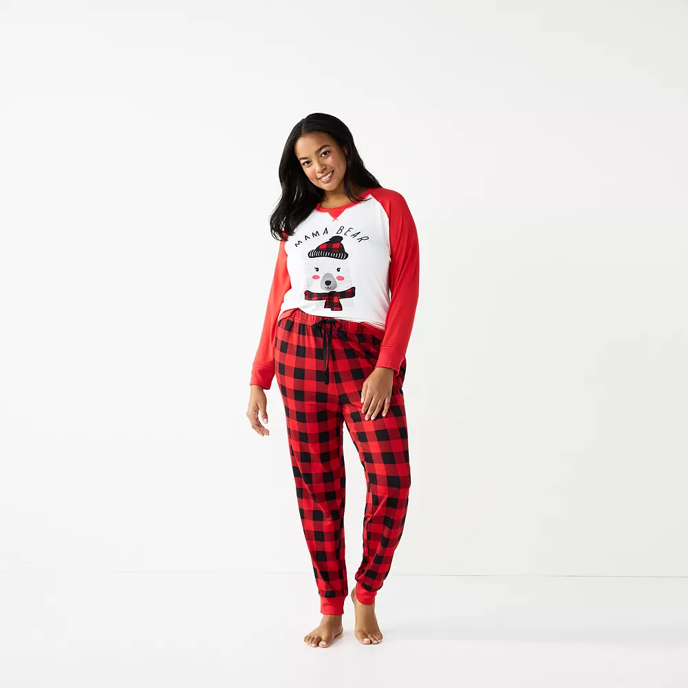 Plus Size Jammies For Your Families® Beary Cool "Mama Bear" Pajama Set By Cuddl Duds® 4 Plus Size Jammies For Your Families® Beary Cool "Mama Bear" Pajama Set By Cuddl Duds® - Image 3