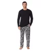 Men's Cuddl Duds Classic Pajama Set -Casual Wear & Sleepwear - Cuddl Duds 5608697 Grey Heather Deer