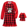 Girls 4-16 Jammies For Your Families® Beary Cool Dolly & Me Nightgown Set By Cuddl Duds® -Casual Wear & Sleepwear - Cuddl Duds 5617465