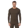 Men's Cuddl Duds® Midweight Waffle Thermal Performance Baselayer Crew Top -Casual Wear & Sleepwear - Cuddl Duds 5647778 Olive