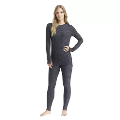 Women's Cuddl Duds® Soft Knit Long Sleeve Crewneck Top -Casual Wear & Sleepwear - Cuddl Duds 5668718 ALT3