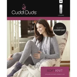 Women's Cuddl Duds® Soft Knit Leggings -Casual Wear & Sleepwear - Cuddl Duds 5668720 ALT98