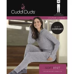 Women's Cuddl Duds® Soft Knit Joggers -Casual Wear & Sleepwear - Cuddl Duds 5668725 ALT98
