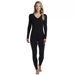 Women's Cuddl Duds® Softwear With Stretch Long Sleeve V-Neck Top 8 Women's Cuddl Duds® Softwear With Stretch Long Sleeve V-Neck Top -Casual Wear & Sleepwear - Cuddl Duds 5671463 ALT3