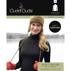 Women's Cuddl Duds® Softwear With Stretch Long Sleeve Turtleneck -Casual Wear & Sleepwear - Cuddl Duds 5671465 ALT98