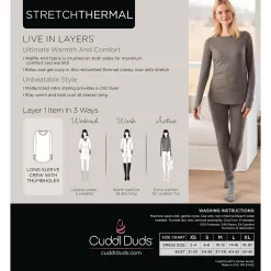 Women's Cuddl Duds® Long Sleeve Crewneck Stretch Thermal Top 13 Women's Cuddl Duds® Long Sleeve Crewneck Stretch Thermal Top -Casual Wear & Sleepwear - Cuddl Duds 5673066 ALT99