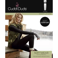 Petite Cuddl Duds® Softwear With Stretch Leggings -Casual Wear & Sleepwear - Cuddl Duds 5676465 ALT98