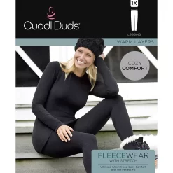 Petite Cuddl Duds® Fleecewear With Stretch Leggings -Casual Wear & Sleepwear - Cuddl Duds 5676467 ALT98