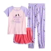 Girls 4-12 Cuddl Duds Tee, Shorts & Pants Pajama Set -Casual Wear & Sleepwear - Cuddl Duds 5718720