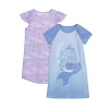 Girls 4-12 Cuddl Duds Nightgowns 2-Pack -Casual Wear & Sleepwear - Cuddl Duds 5718840 Mermaid