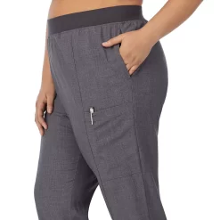 Plus Size Cuddl Duds® Scrubs 4-Pocket Slim Pants -Casual Wear & Sleepwear - Cuddl Duds 5737160 ALT2
