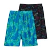 Boys 6-18 Cuddl Duds Neon Sharks 2-Pack Pajama Shorts -Casual Wear & Sleepwear - Cuddl Duds 5753868
