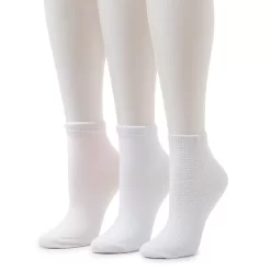 Women's Cuddl Duds® Everyday 3-Pack Ankle Socks