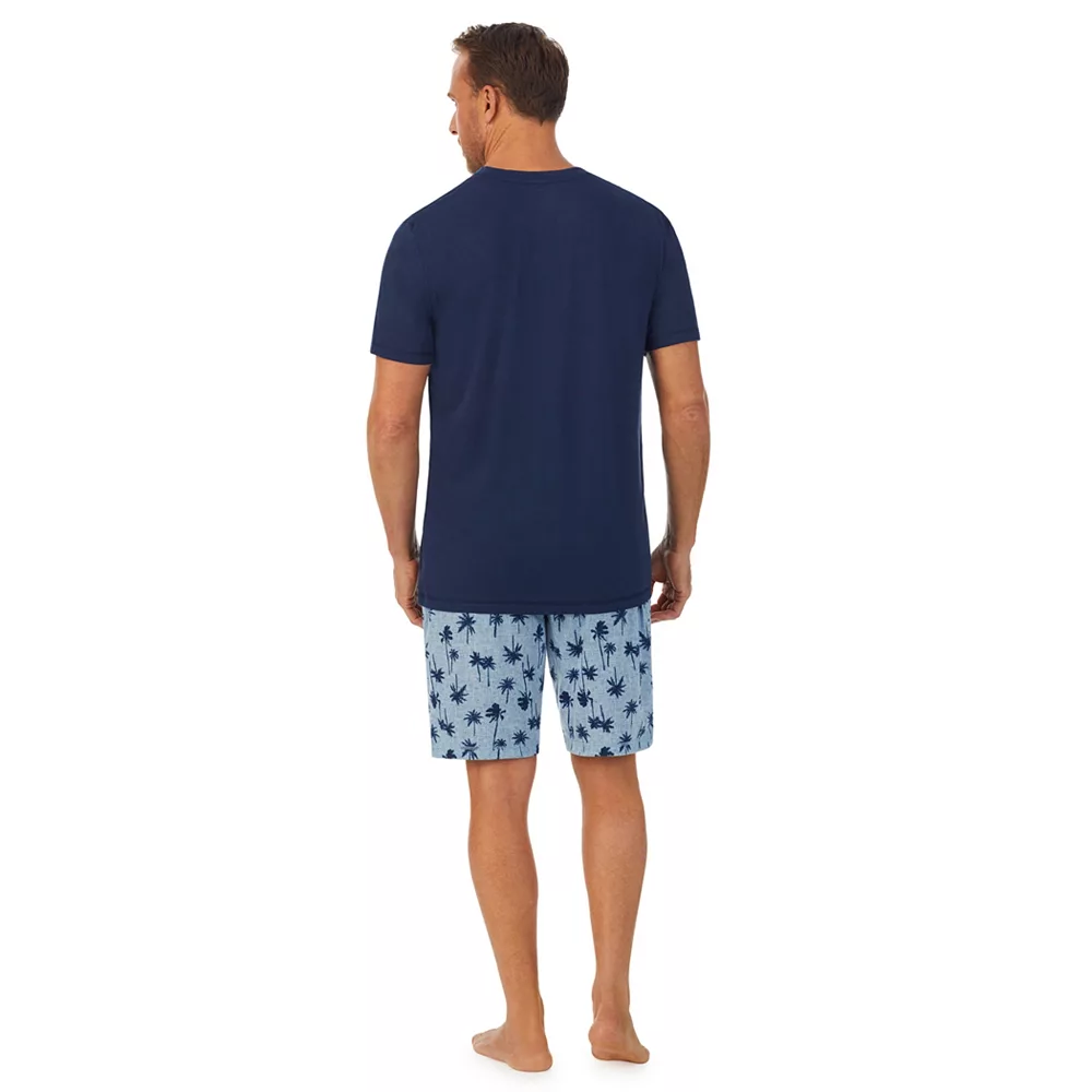 Men's Cuddl Duds® Tee & Shorts 2-Piece Pajama Set 4 Men's Cuddl Duds® Tee & Shorts 2-Piece Pajama Set - Image 2