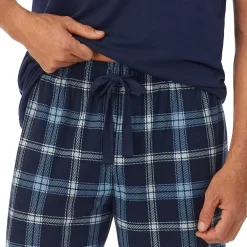 Men's Cuddl Duds® Tee & Pants 2-Piece Pajama Set -Casual Wear & Sleepwear - Cuddl Duds 6007508 ALT2