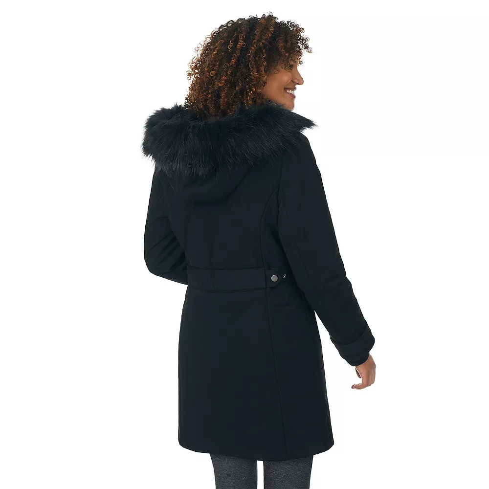 Women's Cuddl Duds Faux-Fur Hood Parka Coat 4 Women's Cuddl Duds Faux-Fur Hood Parka Coat - Image 2