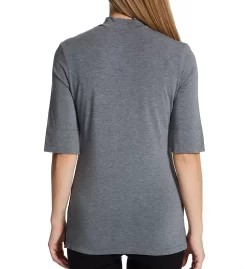 Cuddl Duds Softwear With Stretch Elbow Sleeve Mock Neck Top 3526116 -Casual Wear & Sleepwear - Cuddl Duds cuddl duds cudd01 3526116 bs