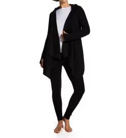 Cuddl Duds Fleecewear With Stretch Long Sleeve Hooded Wrap Up 8019665 -Casual Wear & Sleepwear - Cuddl Duds cuddl duds cudd01 8019665 cs2