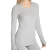 Cuddl Duds Cottonwear Long Sleeve Scoop Neck Top 8324713 -Casual Wear & Sleepwear - Cuddl Duds cuddl duds cudd01 8324713 gs