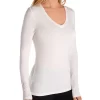 Cuddl Duds Softwear With Stretch Long Sleeve V-Neck Shirt 8919616 -Casual Wear & Sleepwear - Cuddl Duds cuddl duds cudd01 8919616 gs