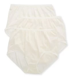 Cuddl Duds Lorraine Nylon Full Brief Panty - 3-Pack LR103P3 -Casual Wear & Sleepwear - Cuddl Duds cuddl duds cudd01 lr103p3 cs2